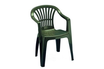 sedia-resina-verde